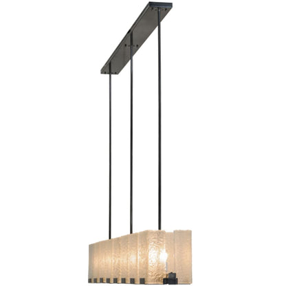 Meyda Tiffany Ice Cube 8 Light 78" Wide Linear Chandelier