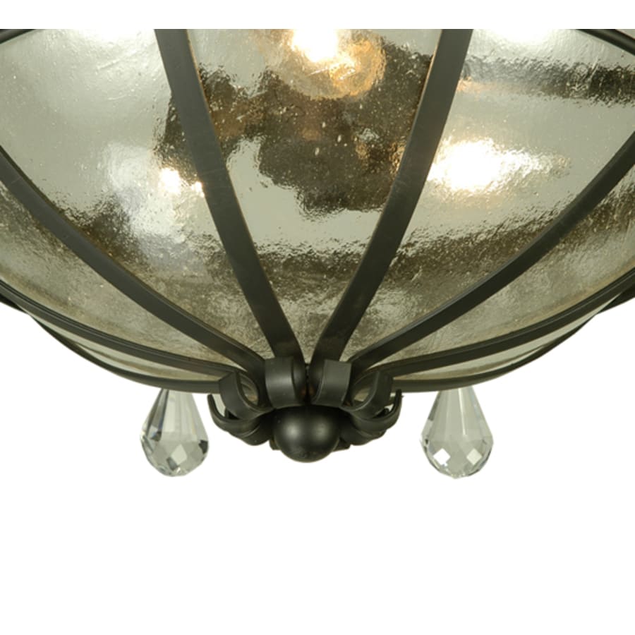 Meyda Tiffany Florentine 3 Light 24" Wide Semi-Flush Bowl Ceiling Fixture