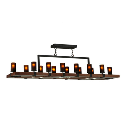 Meyda Tiffany Grand Terrace 20 Light 72" Wide Wrought Iron Candle Style Chandelier