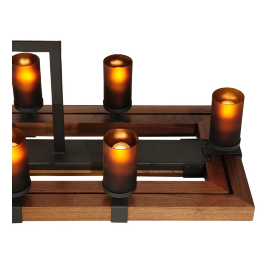 Meyda Tiffany Grand Terrace 20 Light 72" Wide Wrought Iron Candle Style Chandelier