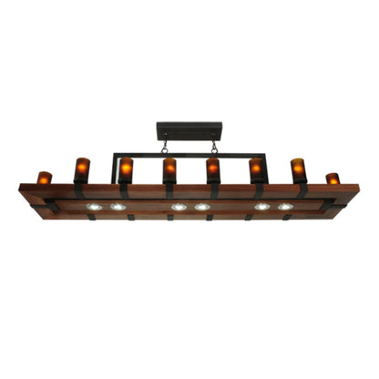 Meyda Tiffany Grand Terrace 20 Light 72" Wide Wrought Iron Candle Style Chandelier