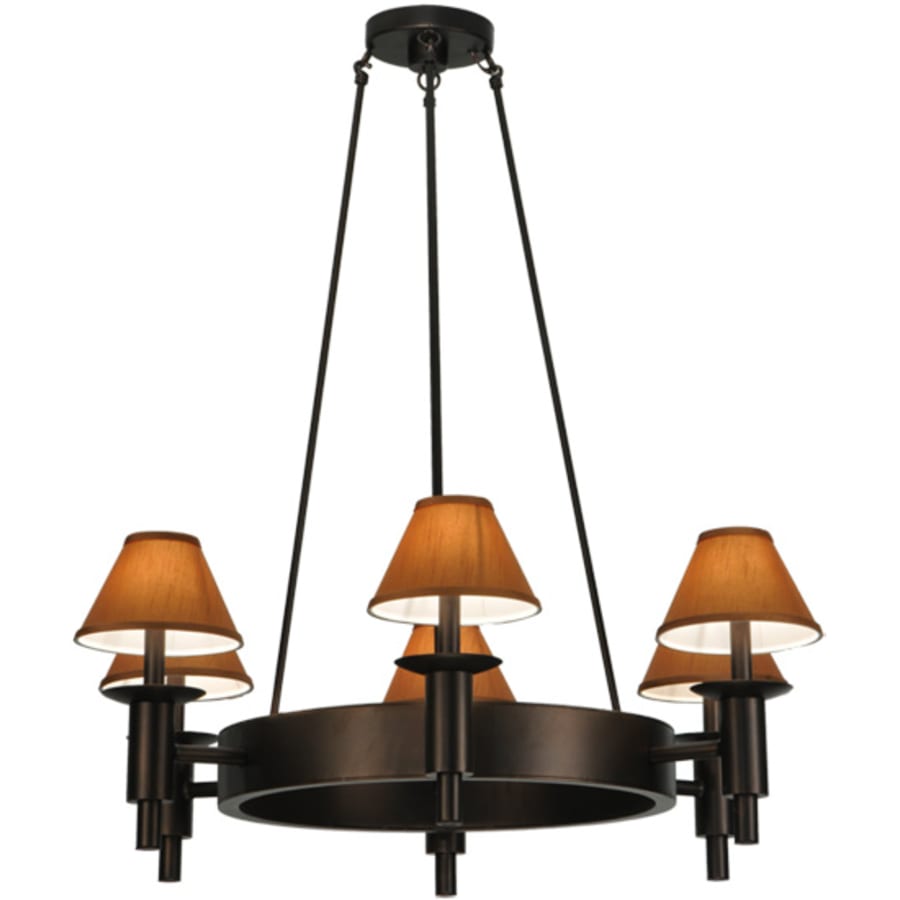 Meyda Tiffany Calais 6 Light 36" Wide Chandelier