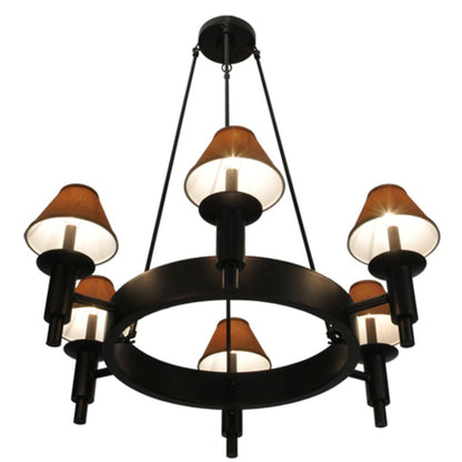 Meyda Tiffany Calais 6 Light 36" Wide Chandelier