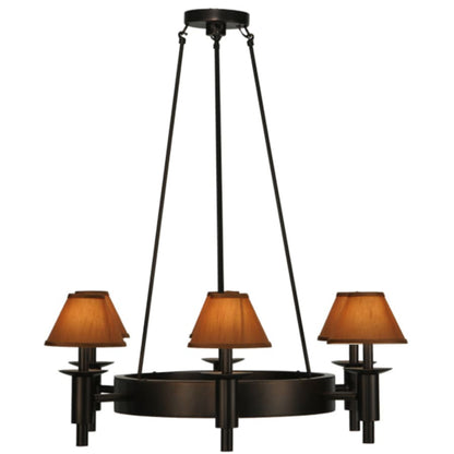 Meyda Tiffany Calais 6 Light 36" Wide Chandelier