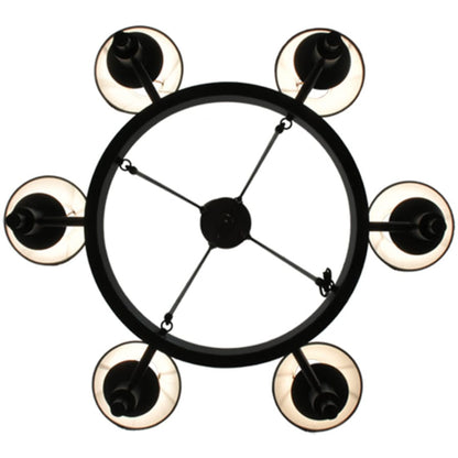 Meyda Tiffany Calais 6 Light 36" Wide Chandelier