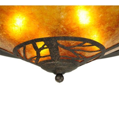 Meyda Tiffany Whispering Pines 4 Light 24" Wide Pendant