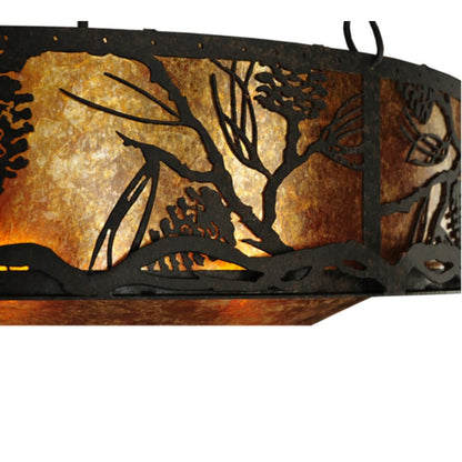 Meyda Tiffany Whispering Pines 4 Light 24" Wide Pendant