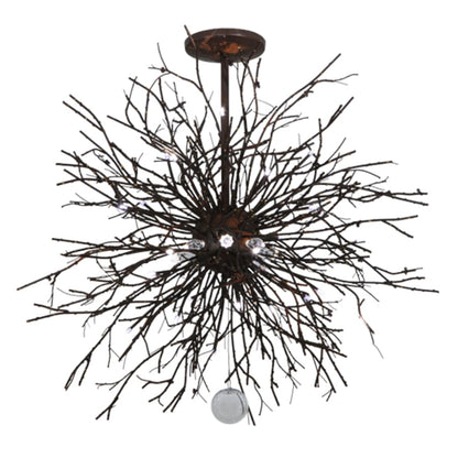 Meyda Tiffany Pussy Willow 20 Light 36" Wide Abstract Pendant