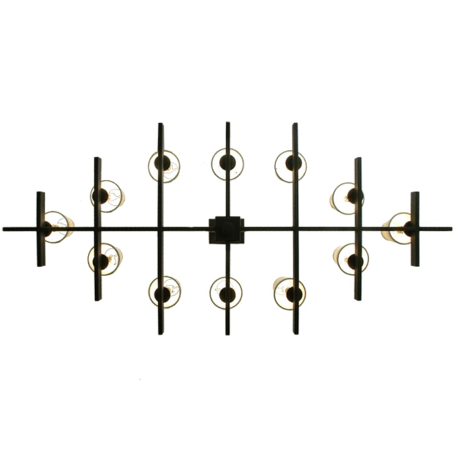 Meyda Tiffany Dante 12 Light 54" Wide Linear Chandelier