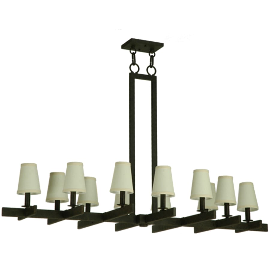 Meyda Tiffany Dante 12 Light 54" Wide Linear Chandelier