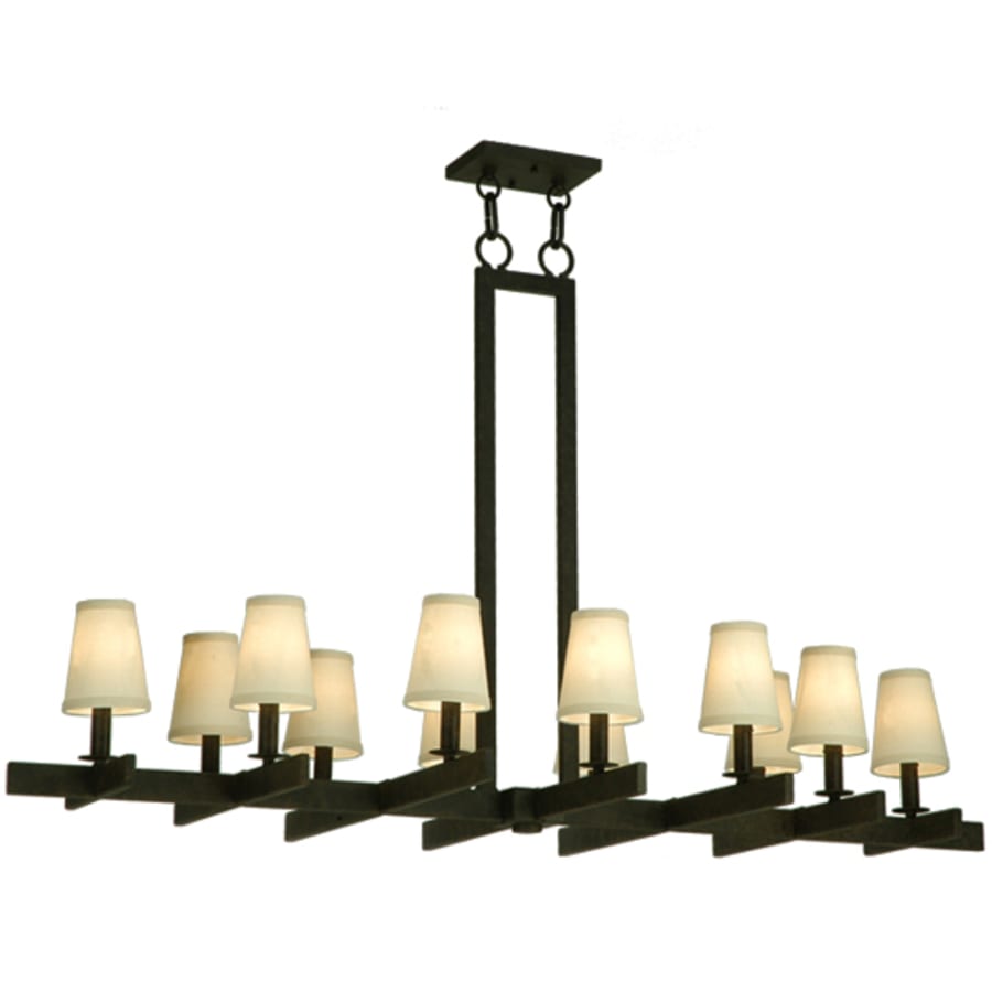 Meyda Tiffany Dante 12 Light 54" Wide Linear Chandelier