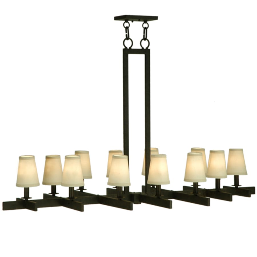 Meyda Tiffany Dante 12 Light 54" Wide Linear Chandelier
