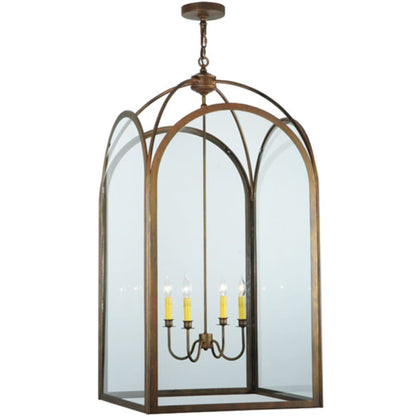 Meyda Tiffany Perin 4 Light 35" Wide Taper Candle Pendant