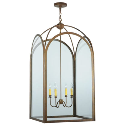 Meyda Tiffany Perin 4 Light 35" Wide Taper Candle Pendant