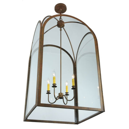 Meyda Tiffany Perin 4 Light 35" Wide Taper Candle Pendant