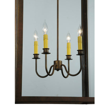 Meyda Tiffany Perin 4 Light 35" Wide Taper Candle Pendant