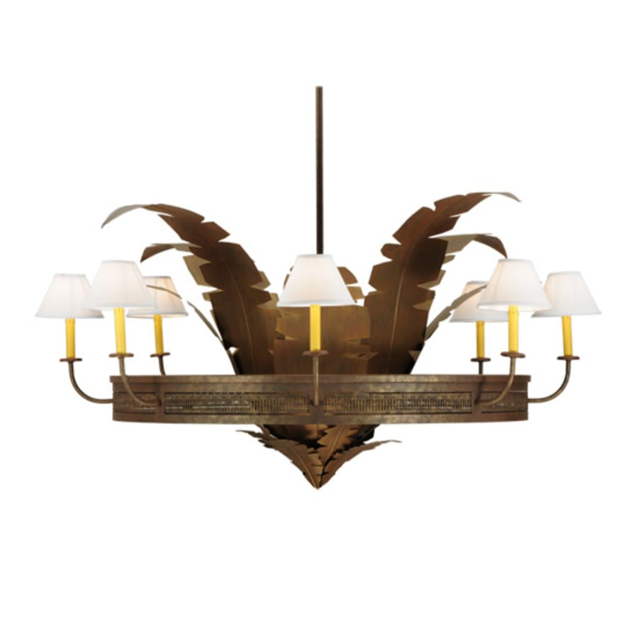 Meyda Tiffany Banana Bamboo 6 Light 59" Wide Chandelier