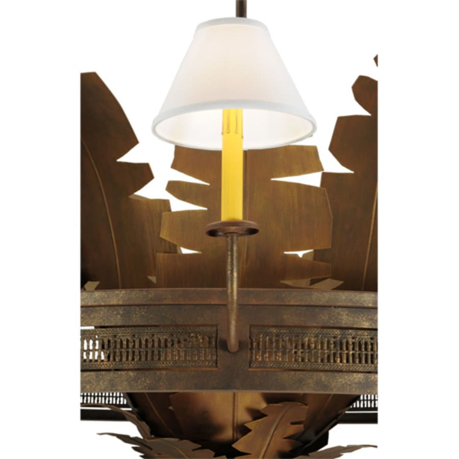 Meyda Tiffany Banana Bamboo 6 Light 59" Wide Chandelier