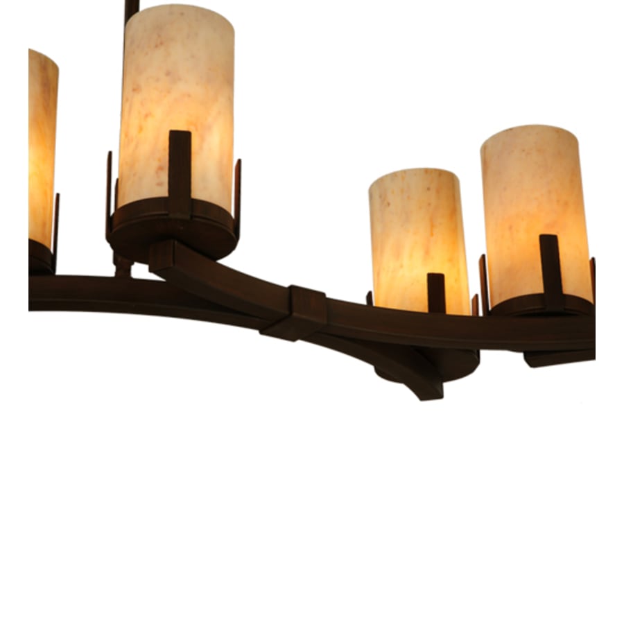 Meyda Tiffany Cero 12 Light 96" Wide Pillar Candle Style Chandelier