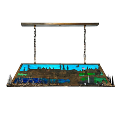 Meyda Tiffany Personalized 9 Light 54" Wide Linear Pendant