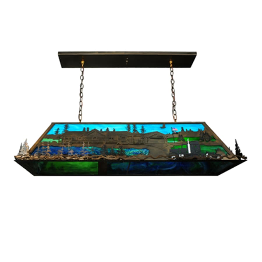 Meyda Tiffany Personalized 9 Light 54" Wide Linear Pendant