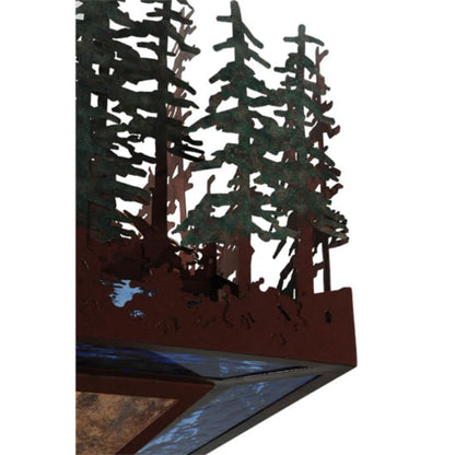 Meyda Tiffany Pine Lake 6 Light 57" Wide Pendant
