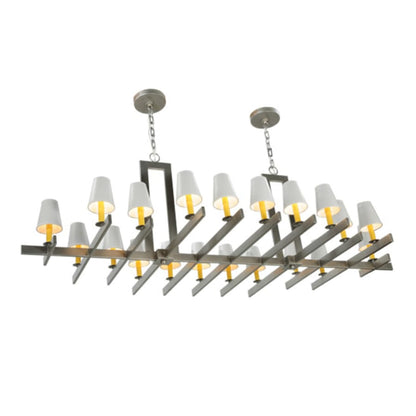 Meyda Tiffany Dante 20 Light 72" Wide Linear Chandelier