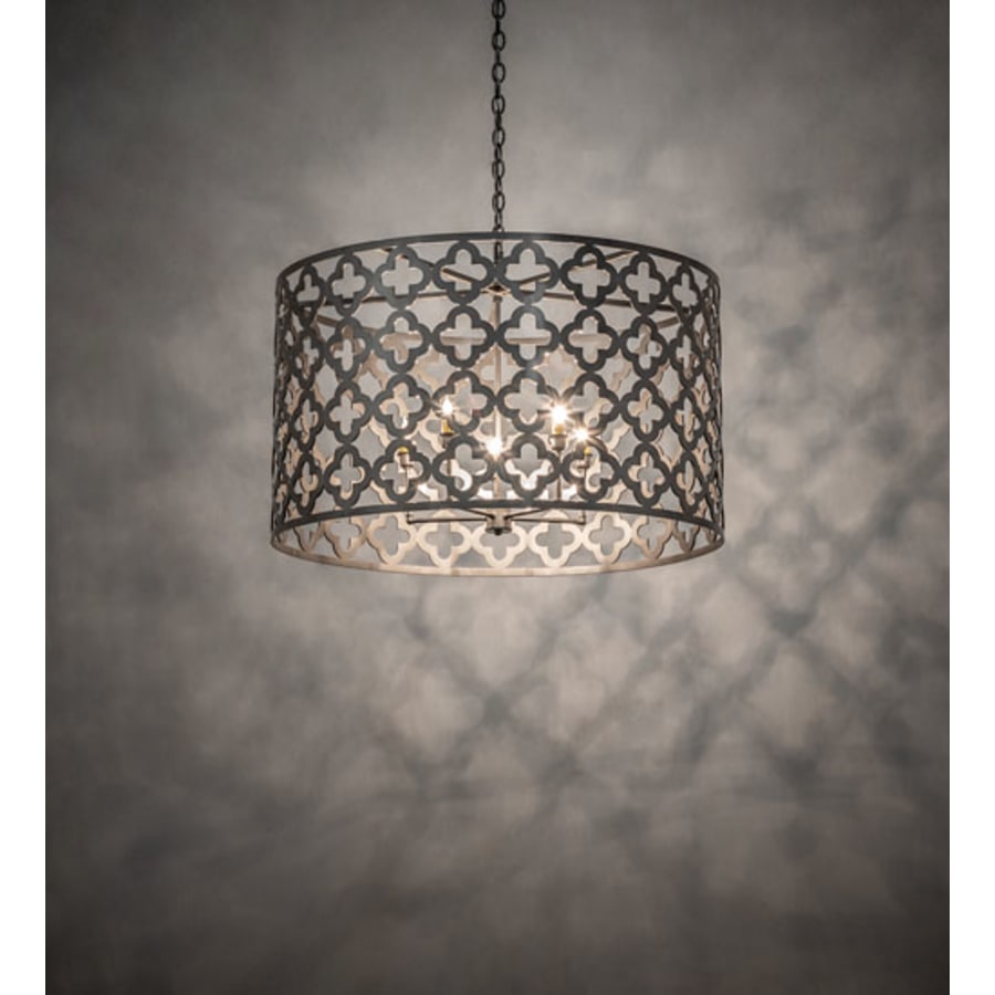 Meyda Tiffany Clover 5 Light 34" Wide Pendant