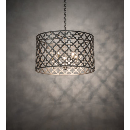 Meyda Tiffany Clover 5 Light 34" Wide Pendant