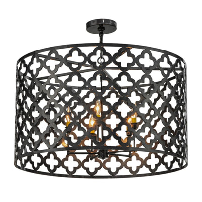 Meyda Tiffany Clover 5 Light 34" Wide Pendant