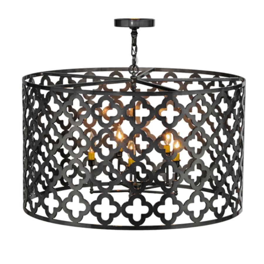 Meyda Tiffany Clover 5 Light 34" Wide Pendant