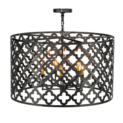 Meyda Tiffany Clover 5 Light 34" Wide Pendant
