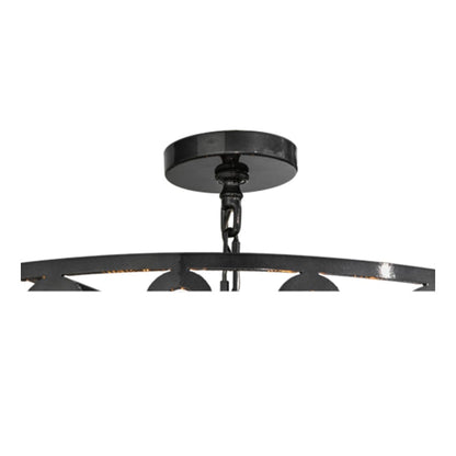 Meyda Tiffany Clover 5 Light 34" Wide Pendant