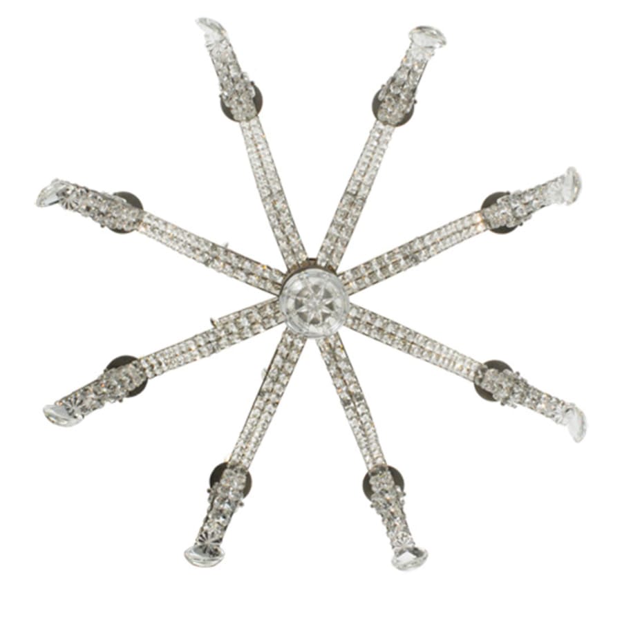 Meyda Tiffany Lucerne 8 Light 40" Wide Crystal Candle Style Chandelier