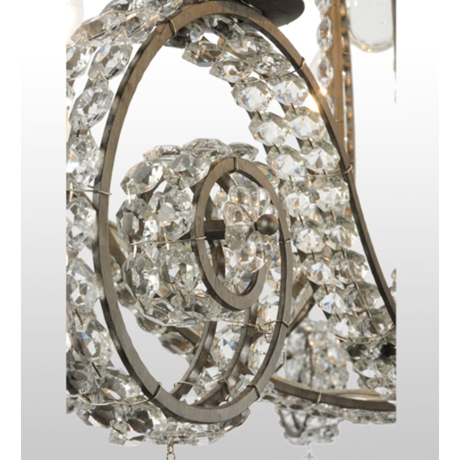 Meyda Tiffany Lucerne 8 Light 40" Wide Crystal Candle Style Chandelier