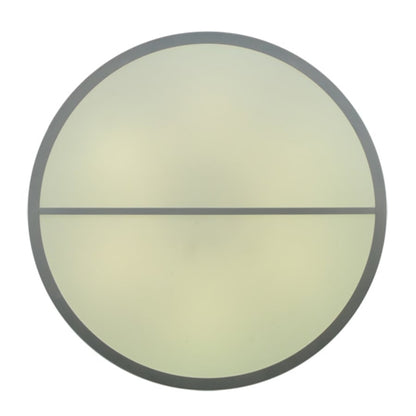 Meyda Tiffany Cilindro 6 Light 60" Wide Flush Mount Drum Ceiling Fixture - Nickel Finish - GU24 Bulb Base