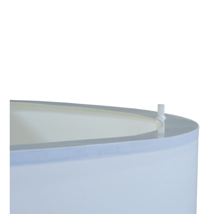 Meyda Tiffany Cilindro 6 Light 60" Wide Flush Mount Drum Ceiling Fixture - Nickel Finish - GU24 Bulb Base