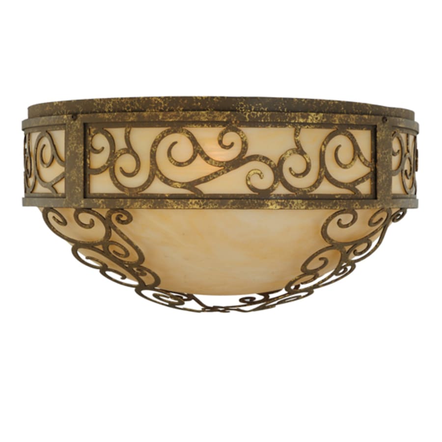 Meyda Tiffany Lilliana 3 Light 21" Wide Flush Mount Bowl Ceiling Fixture