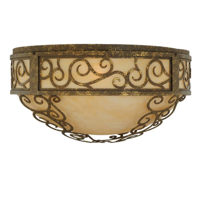 Meyda Tiffany Lilliana 3 Light 21" Wide Flush Mount Bowl Ceiling Fixture