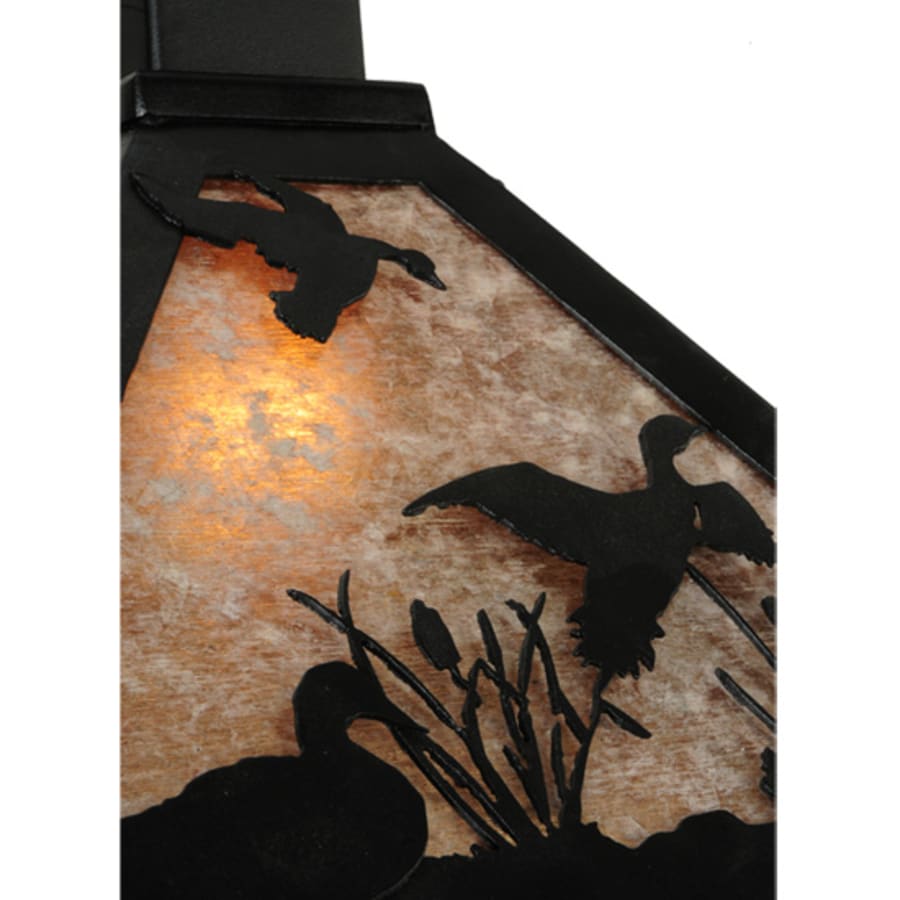 Meyda Tiffany Ducks in FLight 75" Wide Linear Pendant