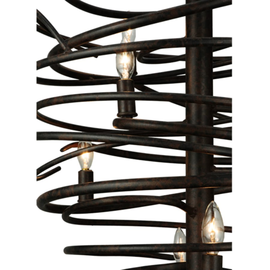Meyda Tiffany Cyclone 9 Light 21" Wide Taper Candle Style Chandelier