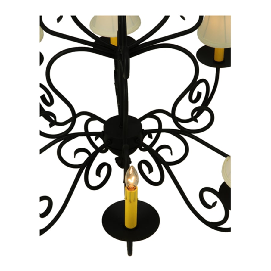 Meyda Tiffany Corrina 8 Light 36" Wide Chandelier - Blackwash Finish