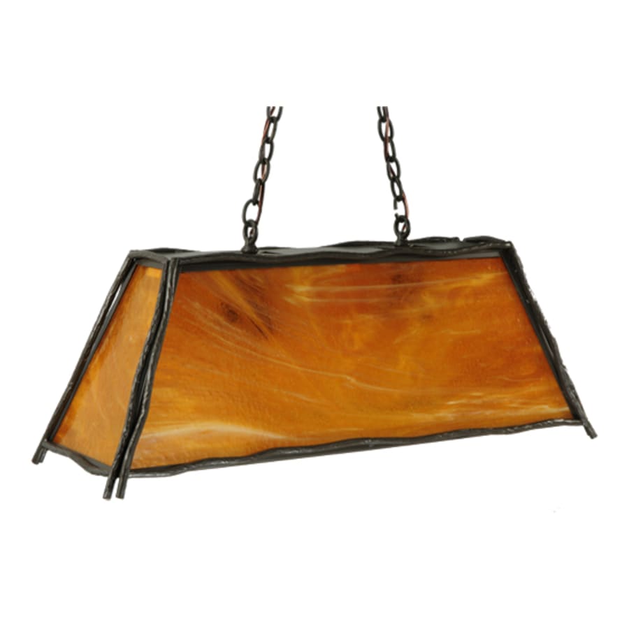 Meyda Tiffany Sticks 4 Light 36" Wide Linear Pendant