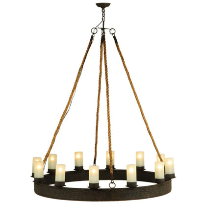Meyda Tiffany Costello 12 Light 50" Wide Pillar Candle Style Chandelier