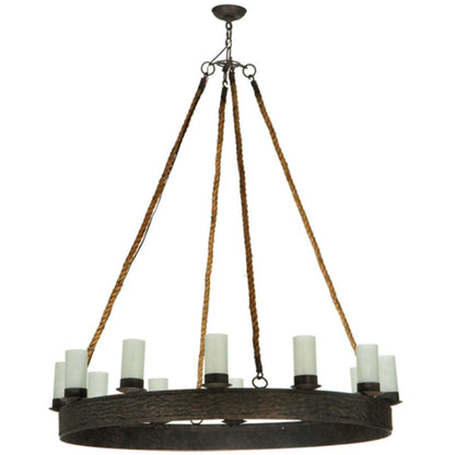 Meyda Tiffany Costello 12 Light 50" Wide Pillar Candle Style Chandelier