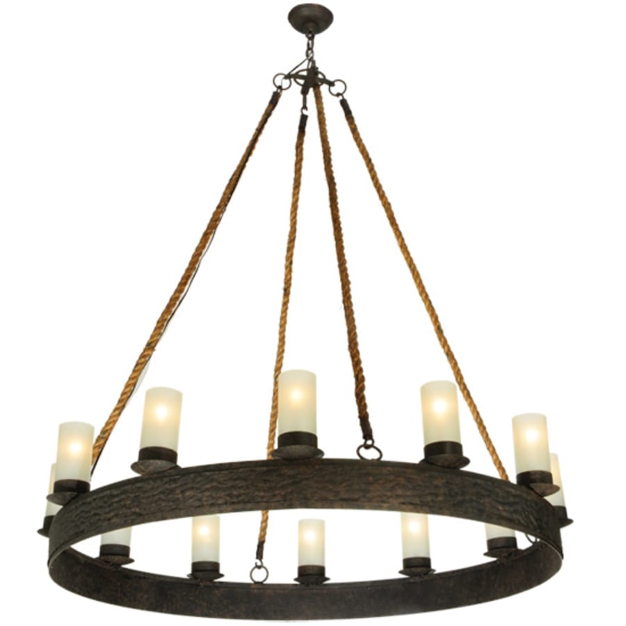 Meyda Tiffany Costello 12 Light 50" Wide Pillar Candle Style Chandelier
