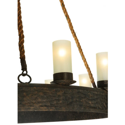 Meyda Tiffany Costello 12 Light 50" Wide Pillar Candle Style Chandelier