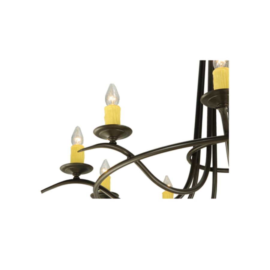 Meyda Tiffany Octavia 10 Light 58" Wide Taper Candle Style Chandelier