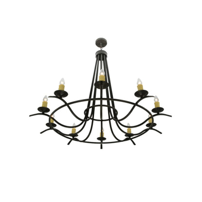 Meyda Tiffany Octavia 10 Light 58" Wide Taper Candle Style Chandelier