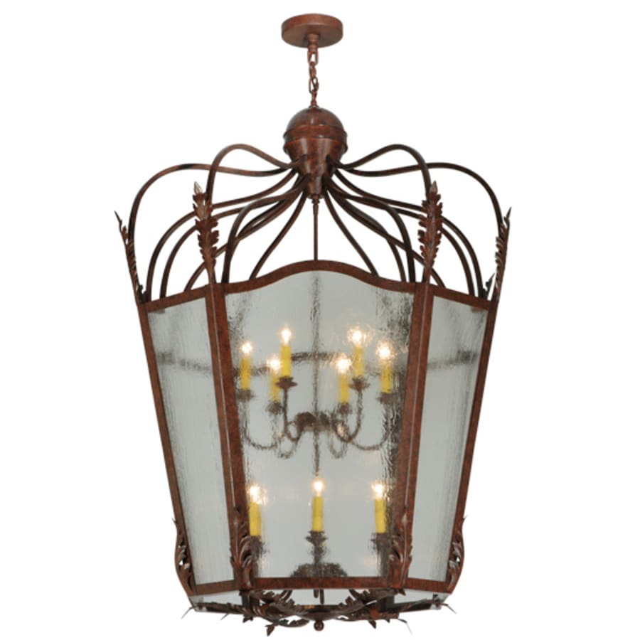 Meyda Tiffany Citadel 12 Light 43" Wide Taper Candle Pendant